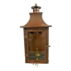 NOS 2013 PRIMO Lanterns PL-21.5 Lafitte Outdoor Wall-Mounted Lantern - Copper